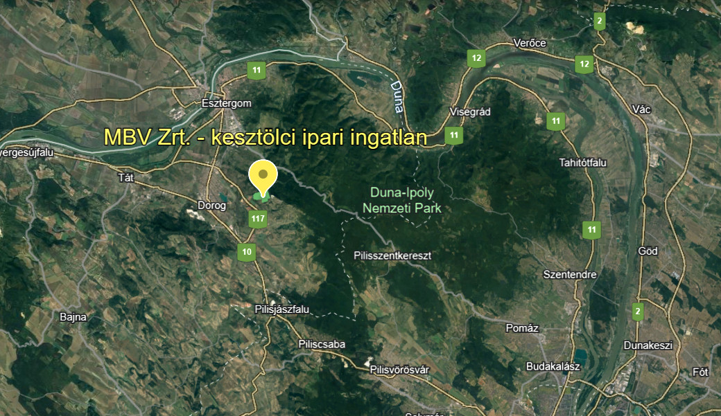 Eladó Kesztölci Ipari Ingatlan